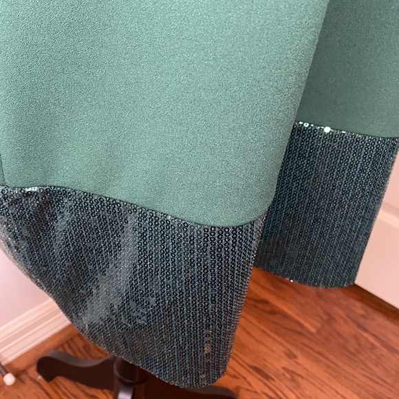 NWT Vince Camuto women’s forrest green sleeveless dress size 14 - Picture 3 of 14